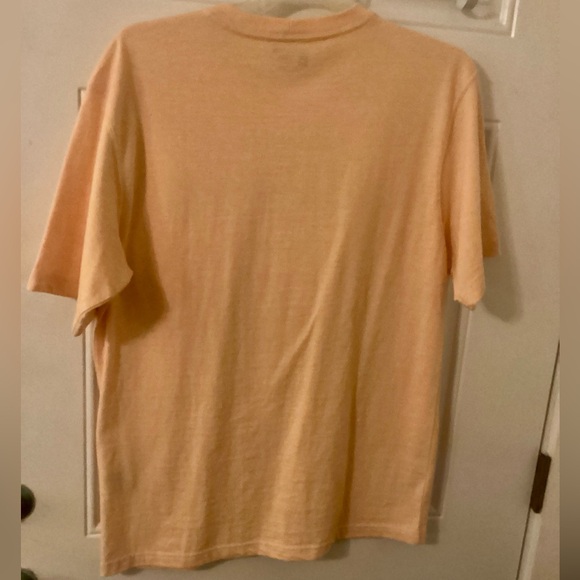 NWOT CARHARTT LOOSE FIT HEAVYWEIGHT SHORT SLEEVE LOGO TSHIRT SZ Med Pale Apricot - Picture 8 of 9